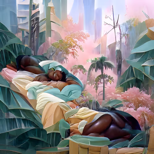 Pastel Forest City