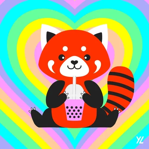 Happy Creative Land Series 001 Boba Panda Bonanza