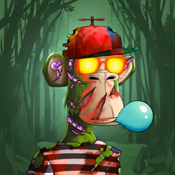 Rare Zombie Yacht Club #3212
