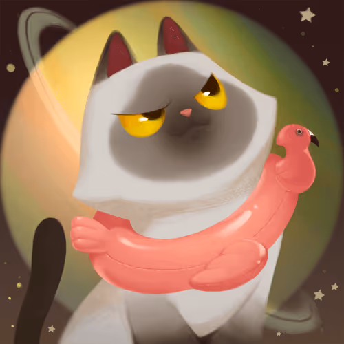 Cats Always Look Up at Skies #337
