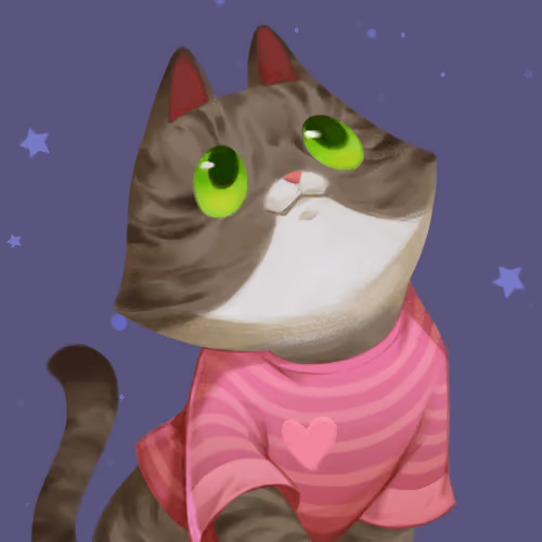 Cats Always Look Up at Skies #743
