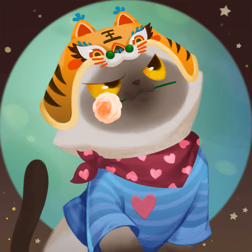 Cats Always Look Up at Skies #1023