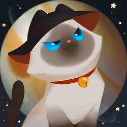 Cats Always Look Up at Skies #1987