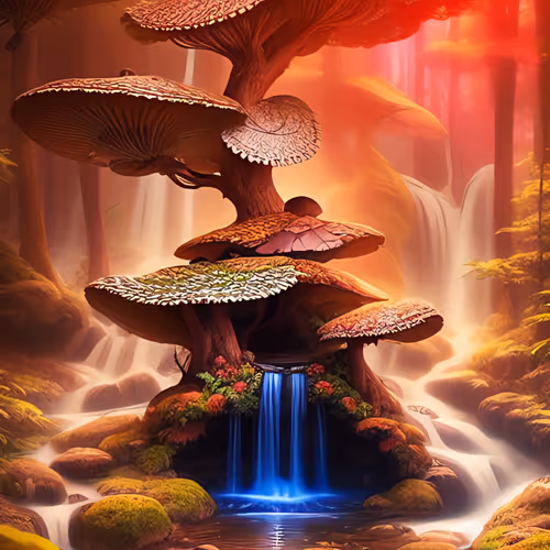 Mandelbrot Mushroom Kingdom: The Way of Water 