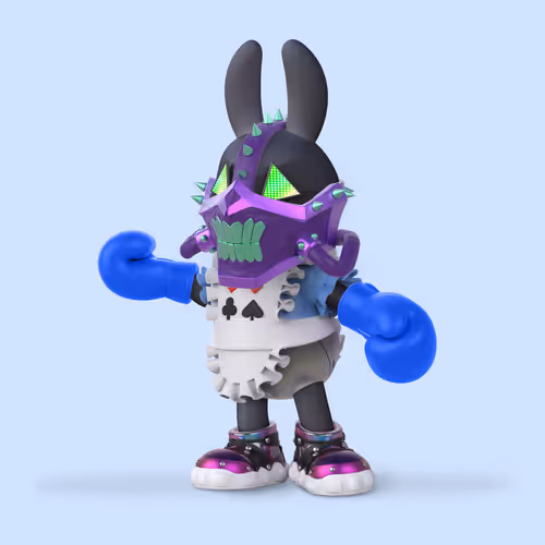 White Rabbit By Gate