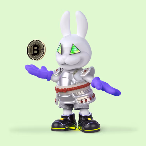 White Rabbit By Gate