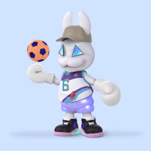 White Rabbit By Gate