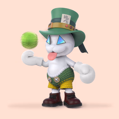 White Rabbit By Gate