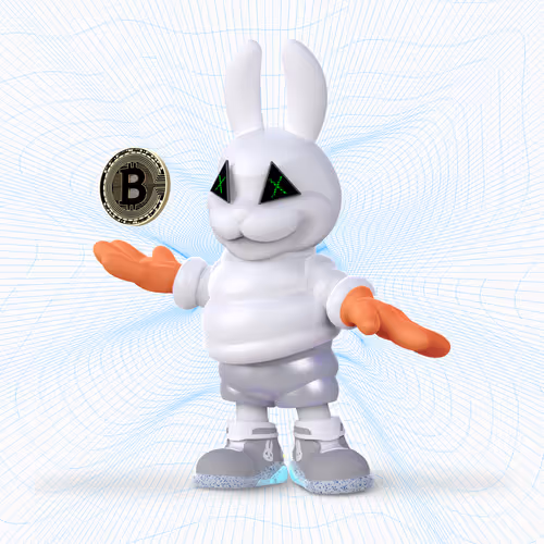 White Rabbit By Gate