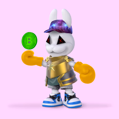 White Rabbit By Gate