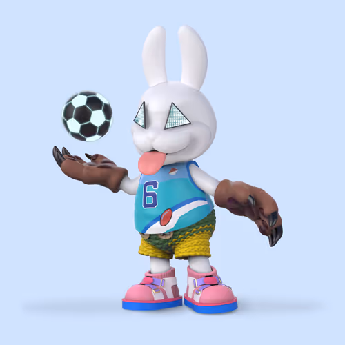 White Rabbit By Gate