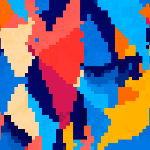 Pixel Colors and Forms AI  Pixel Art