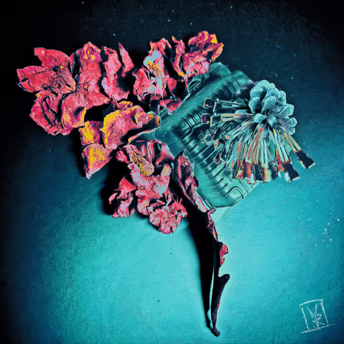 Digital art based on analog objects