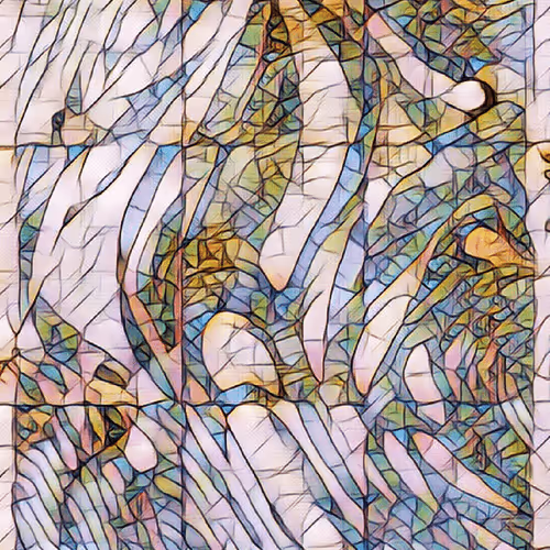 Mosaic Abstraction By Anona