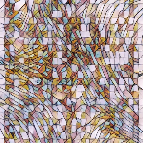 Mosaic Abstraction By Anona #322