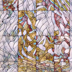 Mosaic Abstraction By Anona #165