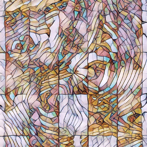 Mosaic Abstraction By Anona