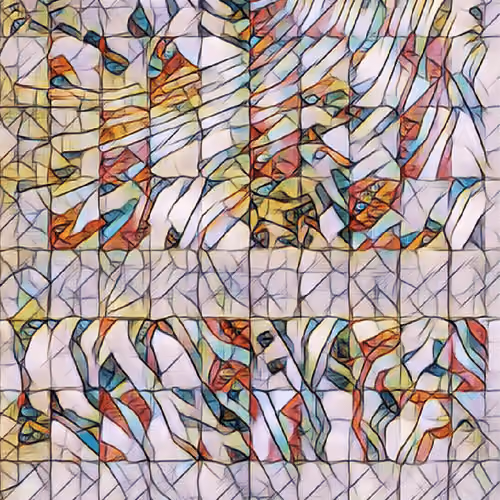 Mosaic Abstraction By Anona #149