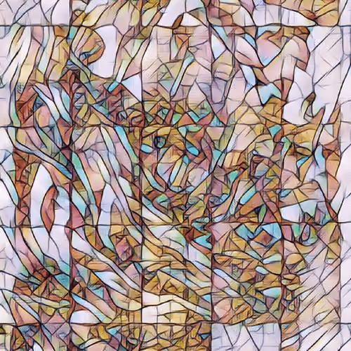 Mosaic Abstraction By Anona #289