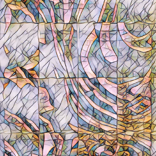 Mosaic Abstraction By Anona #323