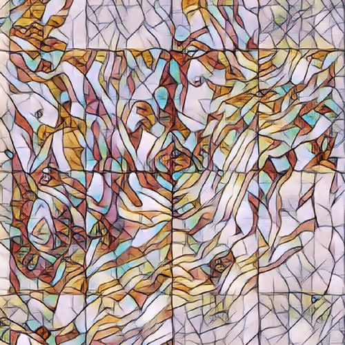 Mosaic Abstraction By Anona #217
