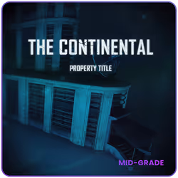 Mid-grade The Continental NFT Property Title #154