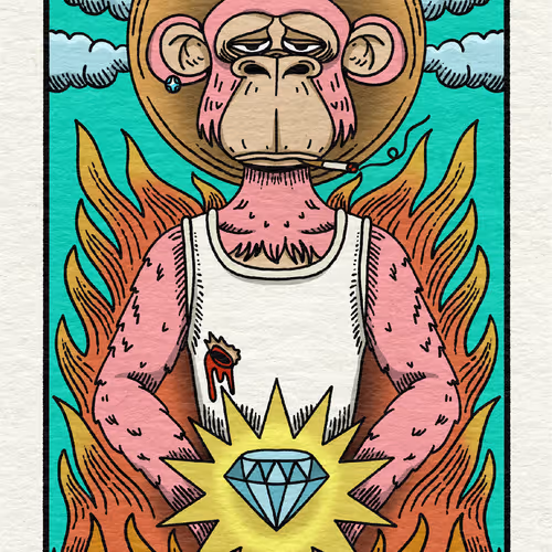 Saint Holy Card