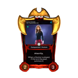 Clara Oswald, the Impossible Girl - Time Lord President Frame