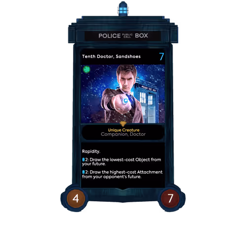 Tenth, Sandshoes - TARDIS Frame
