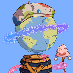 734