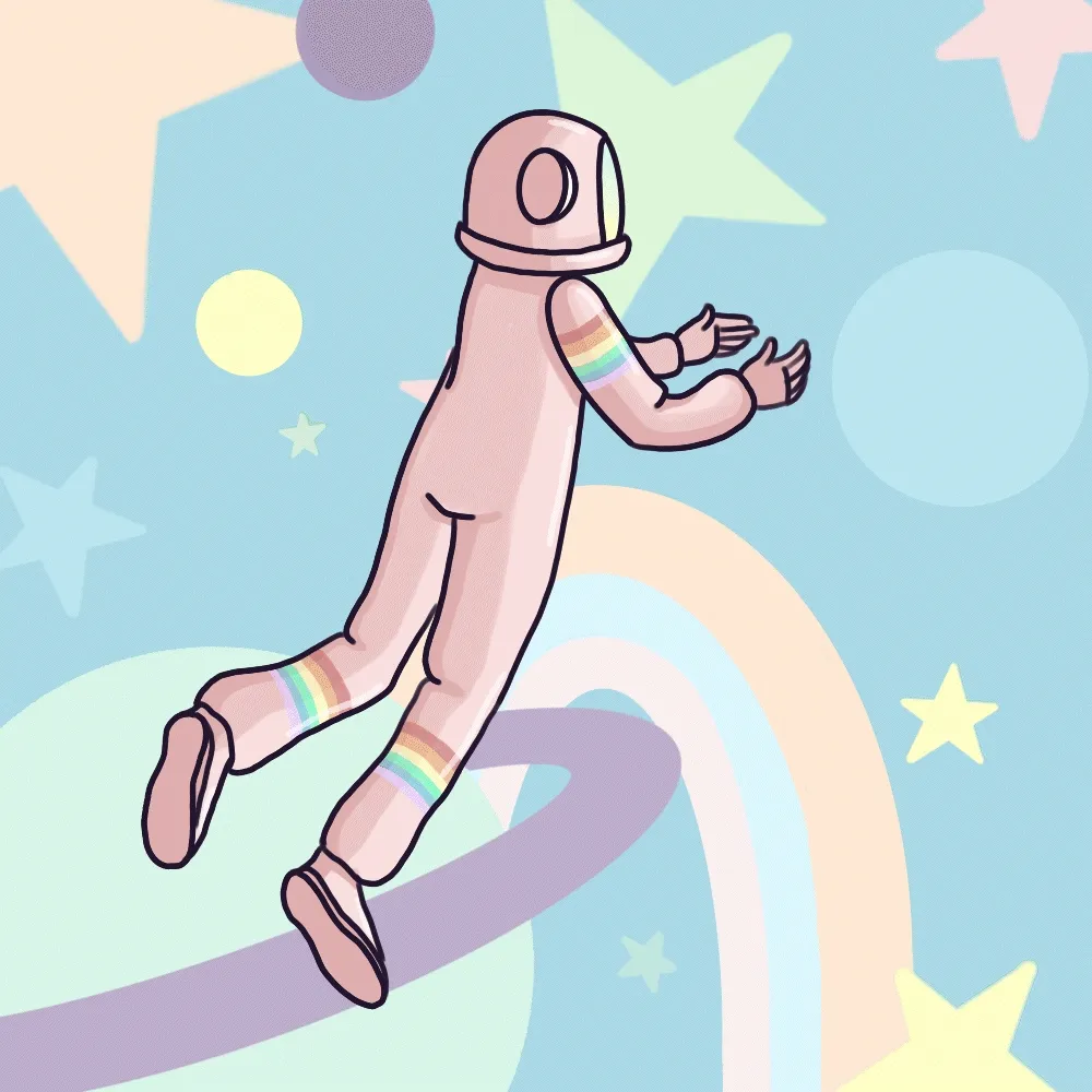 Space Hug #6075 (Left)
