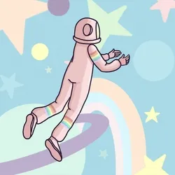 Space Hug #1214 (Left)