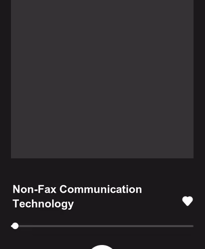 Non-Fax Communication Technology