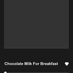 Chocolate Milk For Breakfast