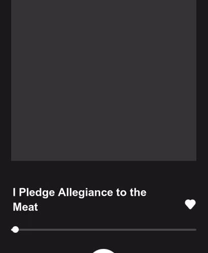 I Pledge Allegiance to the Meat