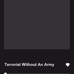 Terrorist Without An Army