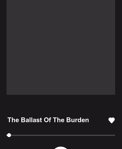 The Ballast Of The Burden
