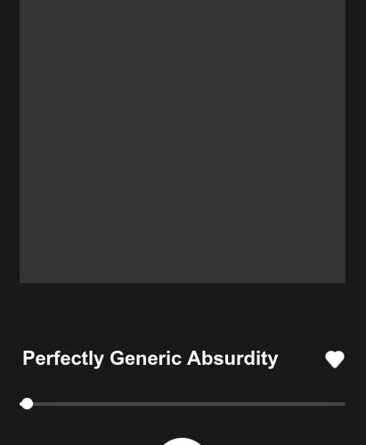Perfectly Generic Absurdity