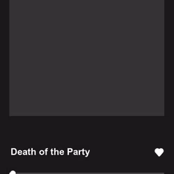 Death of the Party