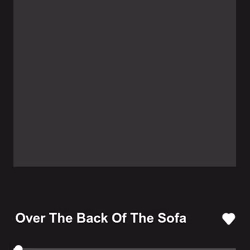 Over The Back Of The Sofa