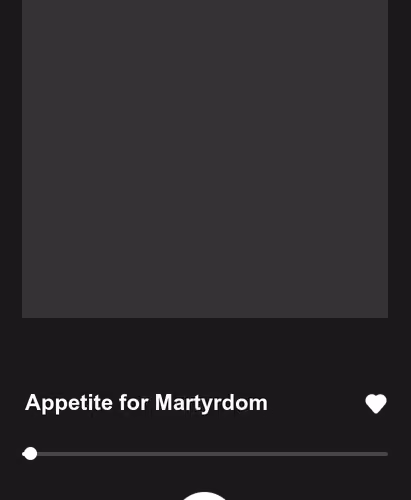 Appetite for Martyrdom