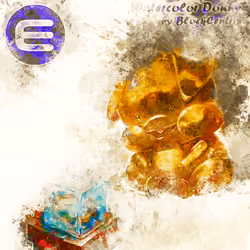 Watercolor Art - Enjin Donny