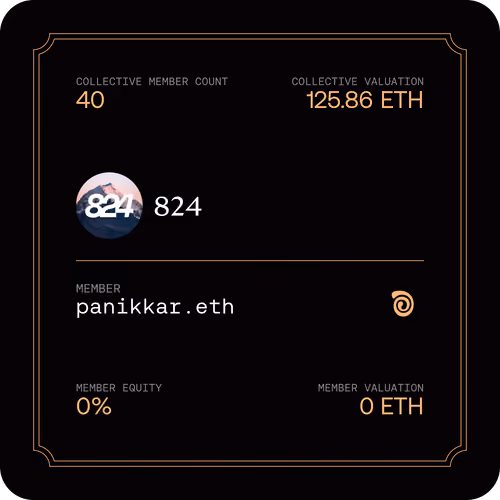 Membership Card for 824