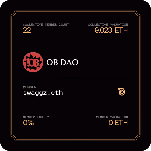 Membership Card for OB DAO