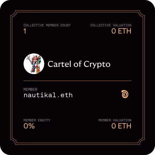 Membership Card for Cartel of Crypto