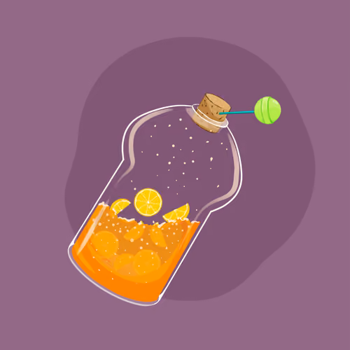 Space Pirate Bottles #1208