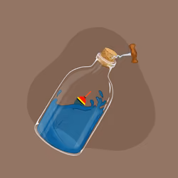 Space Pirate Bottles #412