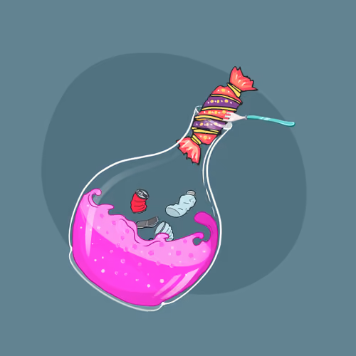 Space Pirate Bottles #1528