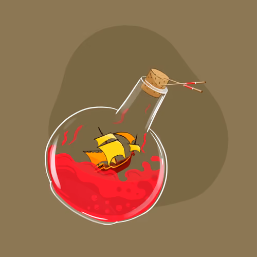 Space Pirate Bottles #145