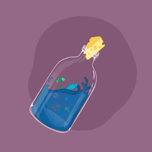 Space Pirate Bottles #1435